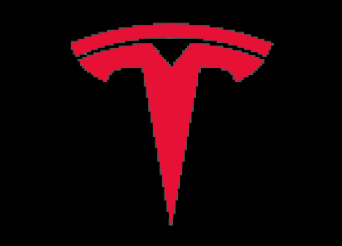 Tesla charging hardware close-up